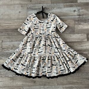 Love & Grow Girls Midnight Magic Dress and Bloomer Set Size 7